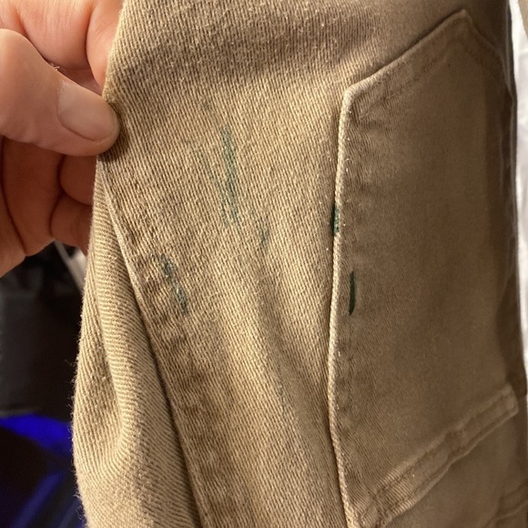 Ladies beige Urban Heritage jeans see pics green marks size 30 - Picture 8 of 8